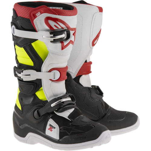 Alpinestars - Alpinestars Tech 7S Youth Boots - 20150171367 - Black/Red/Yellow - 7