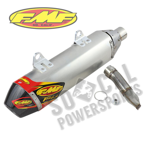 FMF Racing - FMF Racing Factory 4.1 RCT Slip-On - Stainless Steel Muffler - Carbon Fiber End Cap - 045567