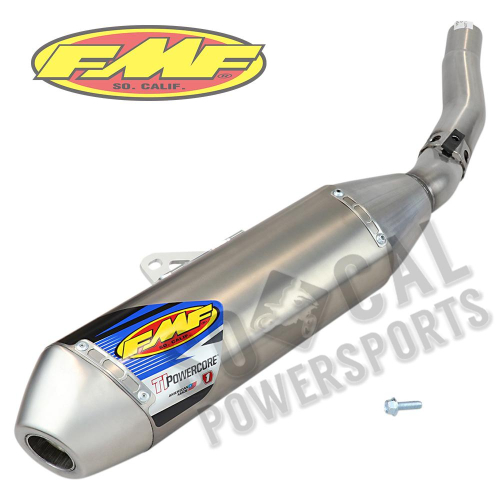 FMF Racing - FMF Racing Ti PowerCore Hexagonal Slip-On - 044415