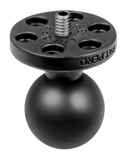 RAM Mounts - RAM Mounts RAM 1in. Diameter Ball with 1/4in.-20 Stud for Cameras, Video & Camcorders - RAP-B-366