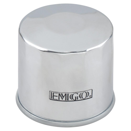 Emgo - Emgo Micro-Glass Oil Filter - Chrome - 10-55672