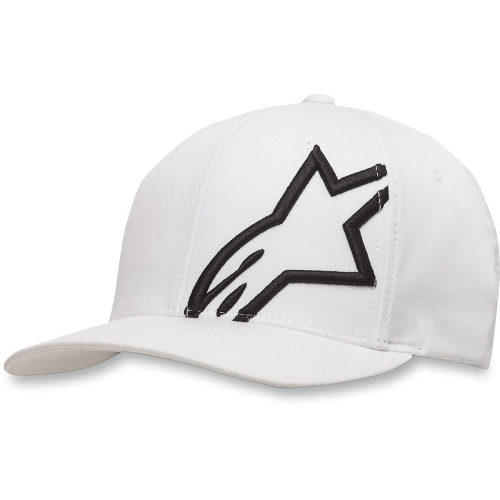 Alpinestars - Alpinestars Corp Shift 2 Curved Brim Hat - 1032810082010LX - White/Black - Lg-XL