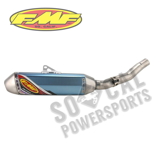 FMF Racing - FMF Racing Factory 4.1 RCT Slip-On - Blue Anodized Titanium Muffler - Titanium Midpipe - Titanium Endcap - 044364