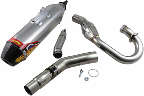 FMF Racing - FMF Racing Factory 4.1 RCT Full System with Megabomb Header - Stainless/Aluminum Muffler - Carbon Fiber Endcap - 043374