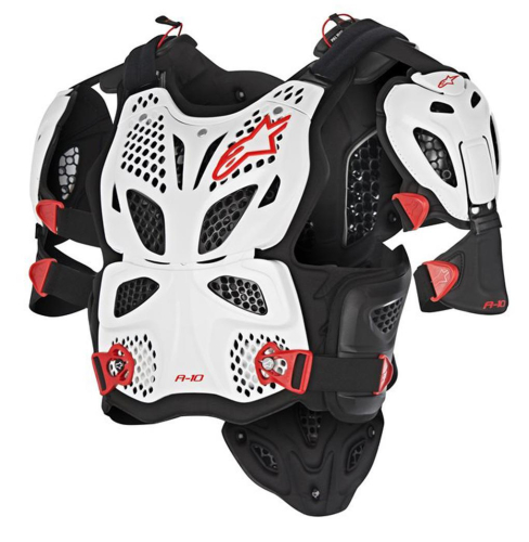 Alpinestars - Alpinestars A-10 Roost Deflector - 6700517-213-XSS - Red/White - XS-Sm