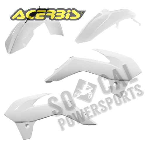 Acerbis - Acerbis Plastic Kit - White - 2314320002