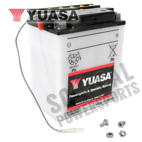 Yuasa - Yuasa Yumicron Battery - SYB14L-A2 with Sensor - YUAM2214S