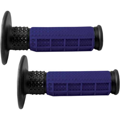 Avon Grips - Avon Grips Half-Waffle MX Grips - Blue - MXW03