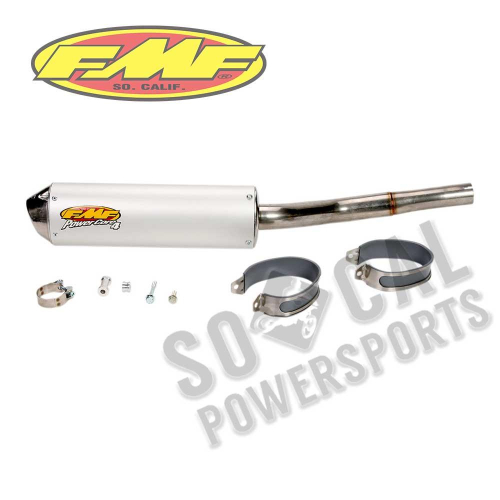 FMF Racing - FMF Racing PowerCore 4 Spark Arrestor Slip-On - Aluminum Muffler - 044101