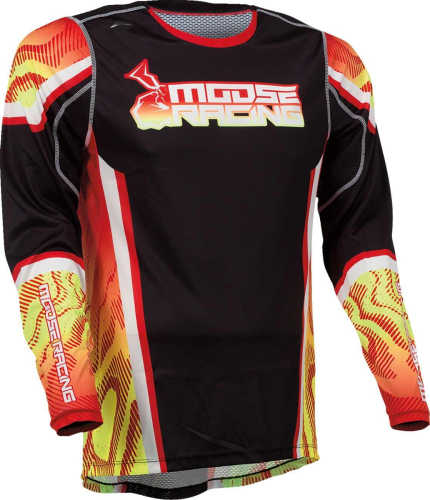 Moose Racing - Moose Racing Agroid Jersey - 2910-7395 - Red/Yellow - 3XL