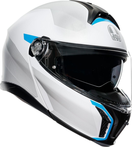 AGV - AGV Tour Frequency Helmet - 211251F2OY00616 - Light Gray/Blue - 2XL