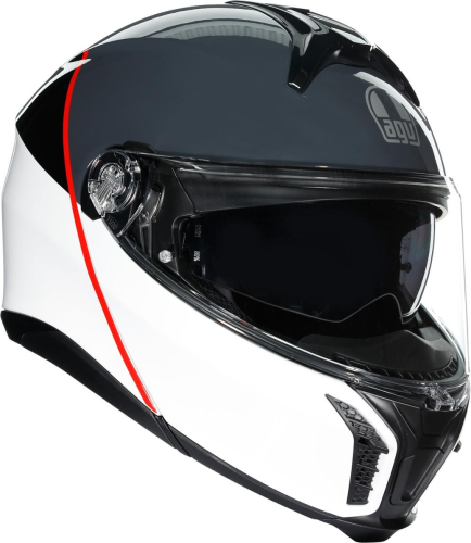 AGV - AGV Tour Balance Helmet - 211251F2OY00212 - White/Gray/Red - Medium