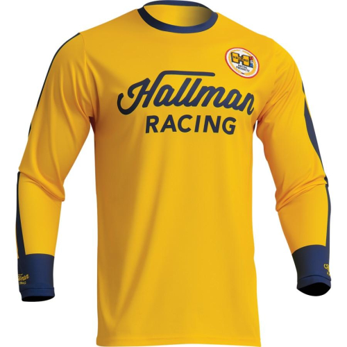 Thor - Thor Hallman Differ Roosted Jersey - 2910-7124 - Yellow/Blue - X-Large