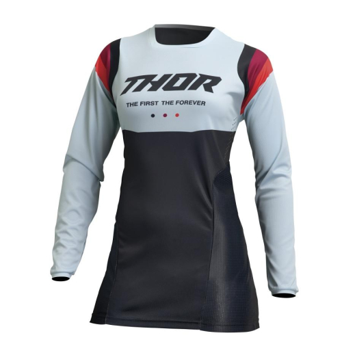 Thor - Thor Pulse Rev Womens Jersey - 2911-0256 - Black/Light Mint - X-Large