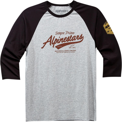 Alpinestars - Alpinestars Script Premium T-Shirt - 1230715051028XL - Black/Gray - X-Large