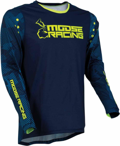 Moose Racing - Moose Racing Agroid Jersey - 2910-6392 - Navy/Hi-Vis - Small