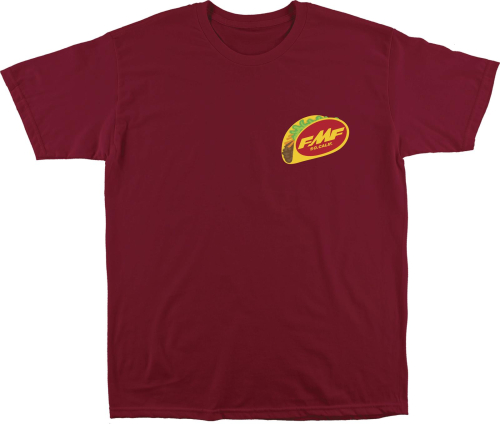 FMF Racing - FMF Racing Taco Tuesday T-Shirt - SP21118903-BUR-XL - Burgundy - X-Large