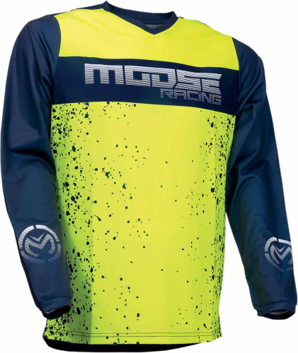 Moose Racing - Moose Racing Qualifier Jersey - 2910-6625 - Navy/Hi-Vis - 2XL