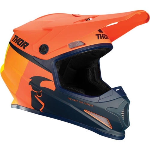 Thor - Thor Sector Racer Helmet - 0110-6755 - Orange/Midnight - 3XL