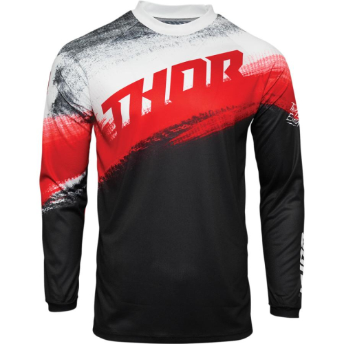 Thor - Thor Sector Vapor Youth Jersey - 2912-1943 - Red/Black - X-Small