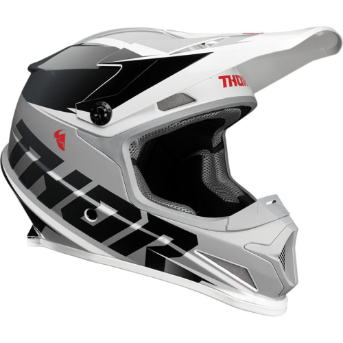 Thor - Thor Sector Fader Helmet - 0110-6774 - Black/White - Small