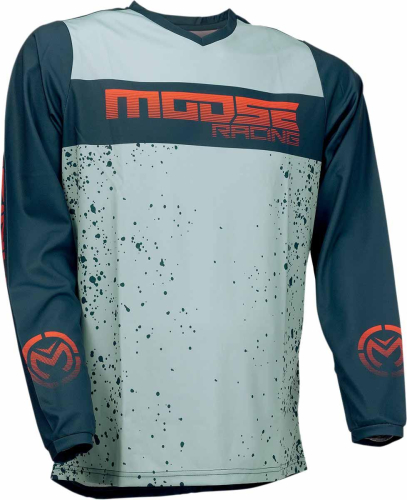 Moose Racing - Moose Racing Qualifier Jersey - 2910-6655 - Gray/Orange - Large