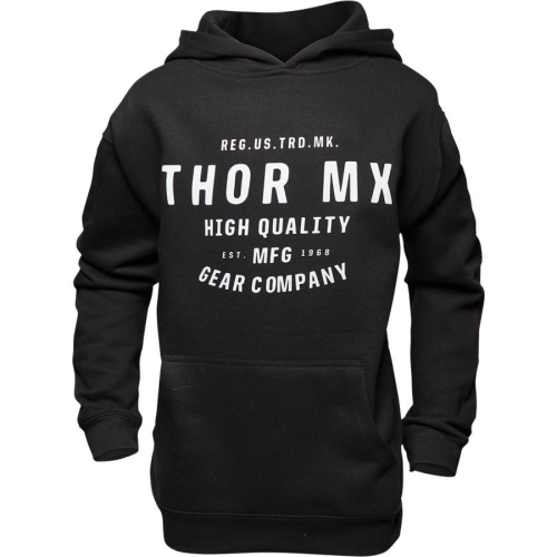 Thor - Thor Crafted Youth Pullover - 3052-0602 - Black - X-Large