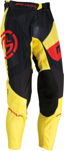 Moose Racing - Moose Racing Sahara Pants - 2901-9071 - Black/Yellow/Red - 28