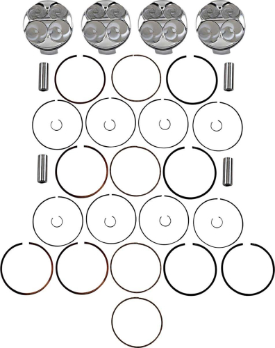 J.E. Pistons - J.E. Pistons FSR Piston - Standard Bore 74.50mm, 13.8:1 Compression - 284701