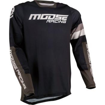 Moose Racing - Moose Racing Sahara Jersey - 2910-6320 - Black/Green - 3XL