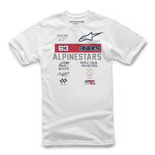 Alpinestars - Alpinestars Sponsored T-Shirt - 1210-72002-20L - White - Large