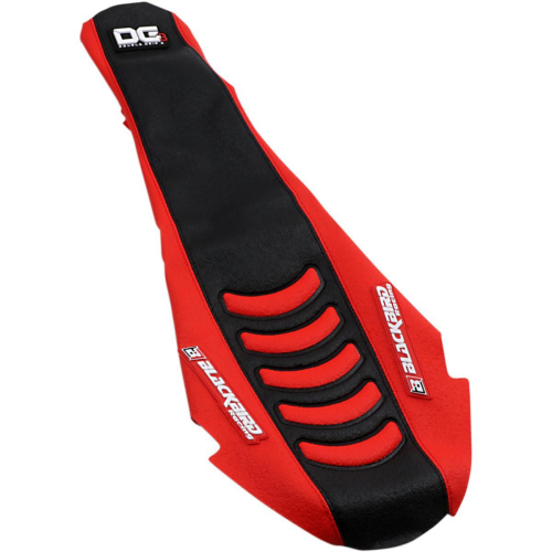 Blackbird Racing - Blackbird Racing Double Grip 3 Seat Cover - Black/Red - 1144HUS