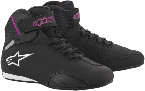 Alpinestars - Alpinestars Stella Sektor Womens Riding Shoes - 25157191039-6.5 - Black/Pink - 6.5