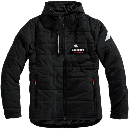 100% - 100% Alpha Geico Jacket - 39906-001-10 - Black - Small