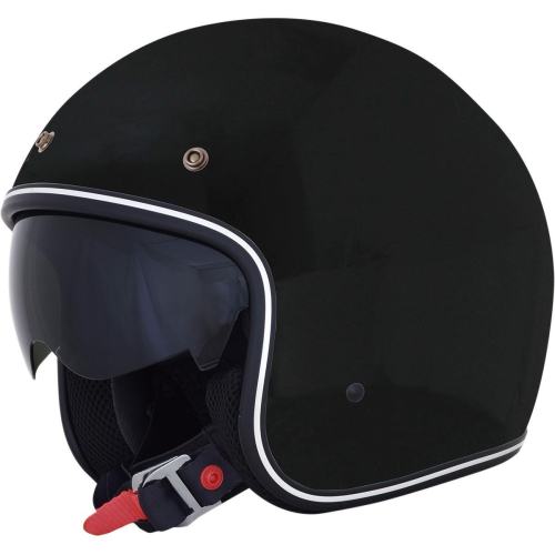 AFX - AFX FX-79 Vintage Solid Helmet - 0104-2385 - Gloss Black - Small