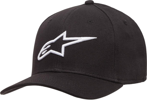 Alpinestars - Alpinestars Ageless Curve Hat - 1017810101020SM - Black/White - Sm-Md