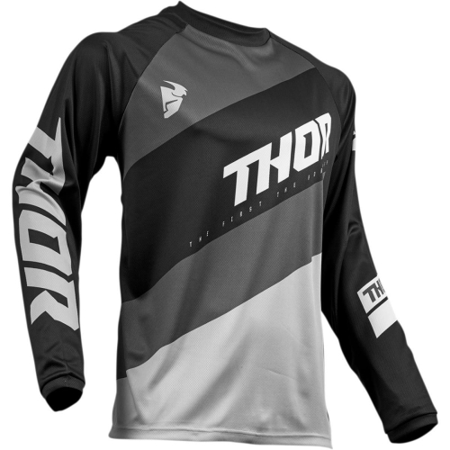 Thor - Thor Sector Shear Jersey - 2910-4891 - Black/Gray - Large