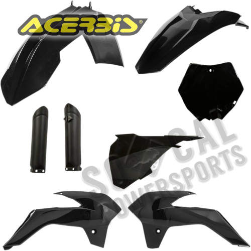 Acerbis - Acerbis Full Plastic Kit - Black - 2314340001