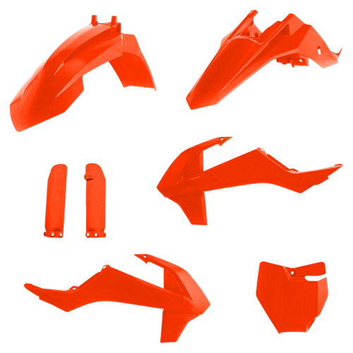 Acerbis - Acerbis Full Plastic Kit - Flo Orange - 2449604617