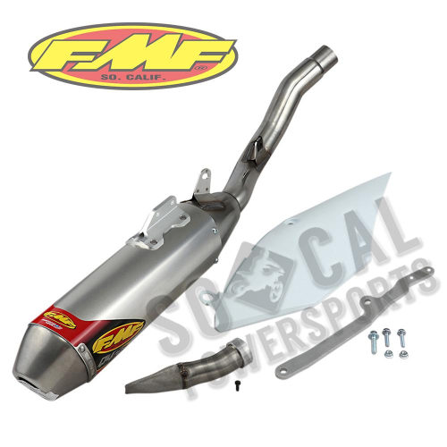 FMF Racing - FMF Racing Q4 HEX Spark Arrestor Slip-On - 041558