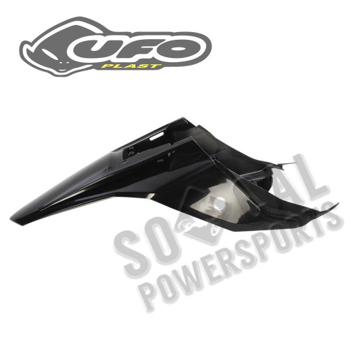 UFO Plastics - UFO Plastics MX Rear Fender - Black - KT04072-001