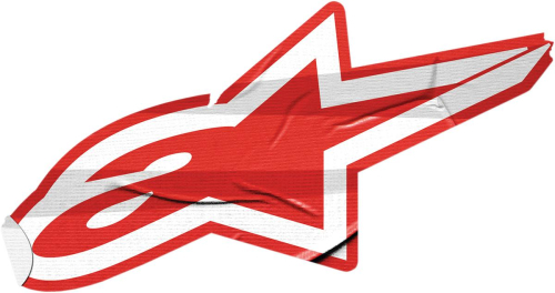 Alpinestars - Alpinestars Sticky Sticker - 5in. - Red - 1012-940240030O