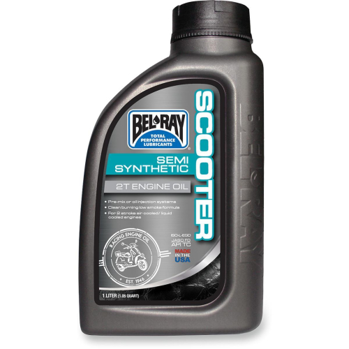 Bel-Ray - Bel-Ray Scooter Semi-Synthetic 2T Engine Oil - 1L. - 99420-B1LW