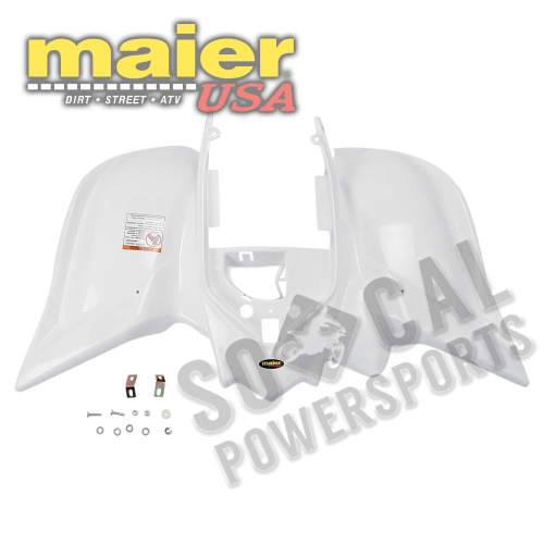 Maier Mfg - Maier Mfg Rear Fender - White - 190021