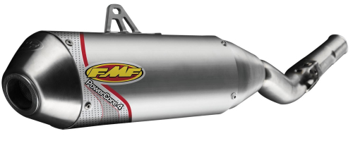 FMF Racing - FMF Racing PowerCore 4 Spark Arrestor Slip-On - Aluminum Muffler - 045233