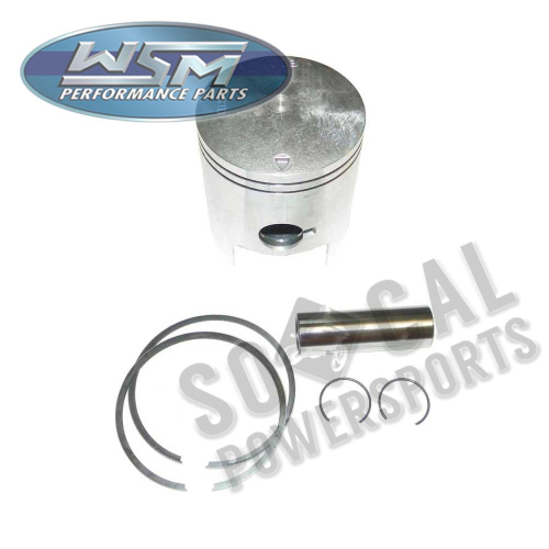 WSM - WSM Piston Kit (667cc) - 1.00mm Oversize to 66.00mm Bore - 010-831-07K