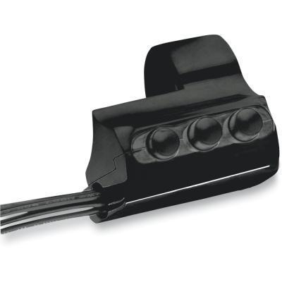 Performance Machine - Performance Machine Contour Billet Handlebar Switch - Left Side Housing for Cable Clutch - Black Anodized - 0062-2035-B