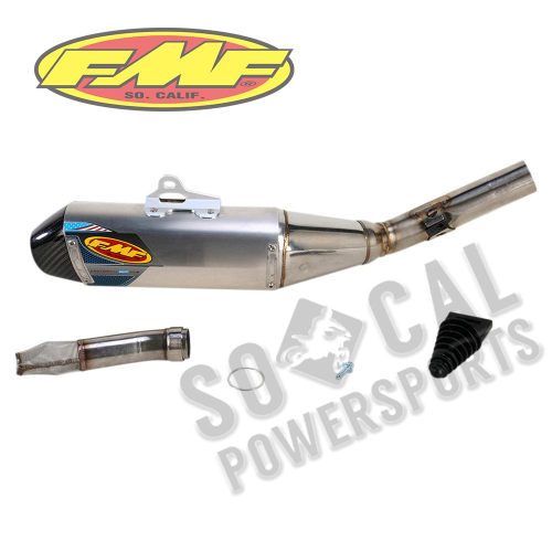 FMF Racing - FMF Racing Factory 4.1 RCT Slip-On - Aluminum Muffler - Stainless Midpipe - Carbon Endcap - 041474