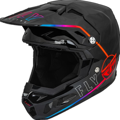 Fly Racing - Fly Racing Formula CC Special Edition Avenge Helmet - 73-4325XS - Black/Sunset - X-Small