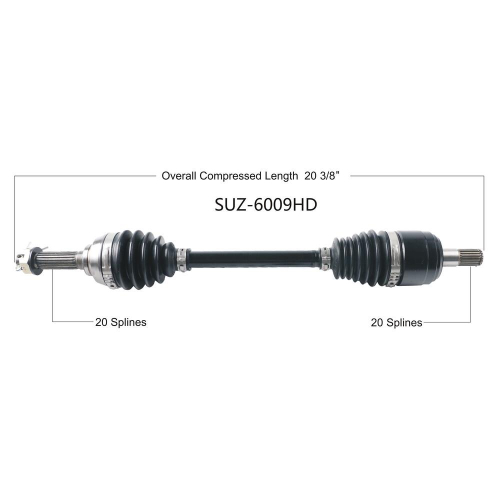 Open Trail - Open Trail OE 2.0 Front Axle - SUZ-6009HD